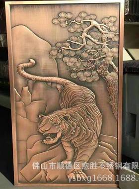 出口印度铝艺雕花旧酒店装饰镂空仿铜75353花做格风厂屏家