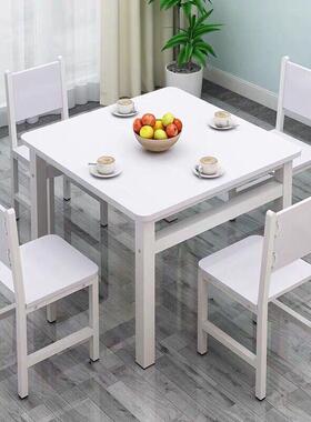 餐桌椅组合家用子吃饭子台阳歺桌桌桌餐厅小户型餐桌方LUH桌子正