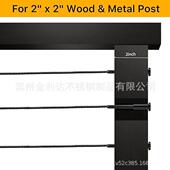 8英寸 约0.3MRN形厘米黑色配斜垫圈1隐接收器和摆动螺柱端跨