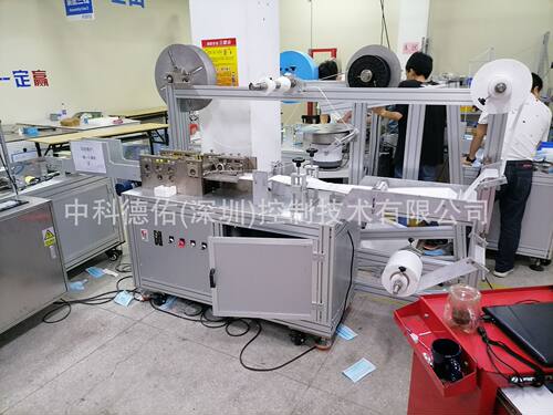 One tow one flat mask machine，For Sale to Malaysia