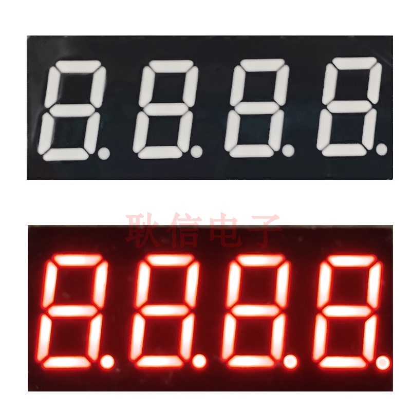 0.36寸4位红色数码管四位 3461AS共阴 3461BS共阳发光数码管