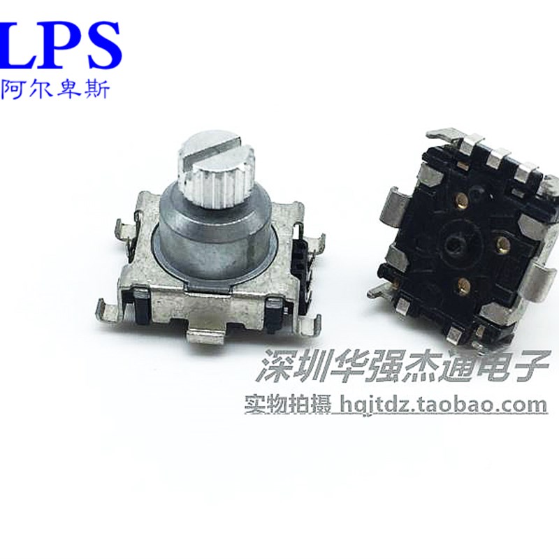 日本ALPS编码器开关脉冲电位器EC11J151524512 30位带开关轴长9.5