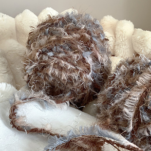 闲散人·冬眠手混线围巾帽子线材特色线手工diy包包钩编织送礼物