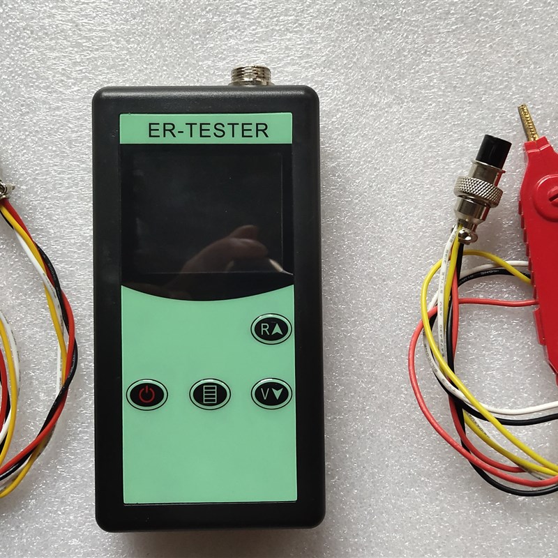 100V四线ER5内阻测试仪高精度镍氢纽扣锂电池电瓶交流毫欧表