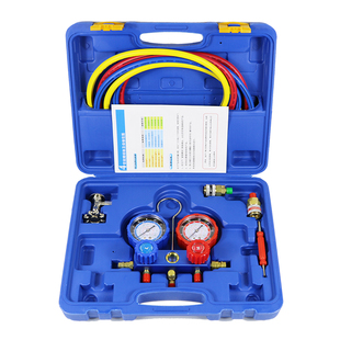 工具 r134r22空调冷媒表加氟压力表空调加氟工具汽车空调加氟套装