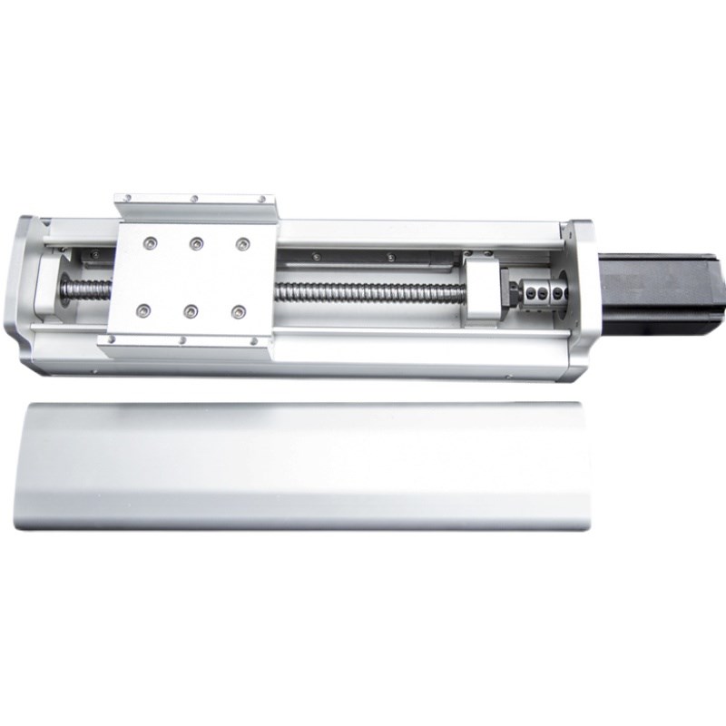 QMF120全封闭防尘丝杆直线导轨铝型材滑台模组高精度伺服电动滑台