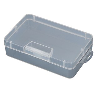 透明塑料盒子长方形有带盖电子零件收纳盒PP手机元件盒白色配件盒