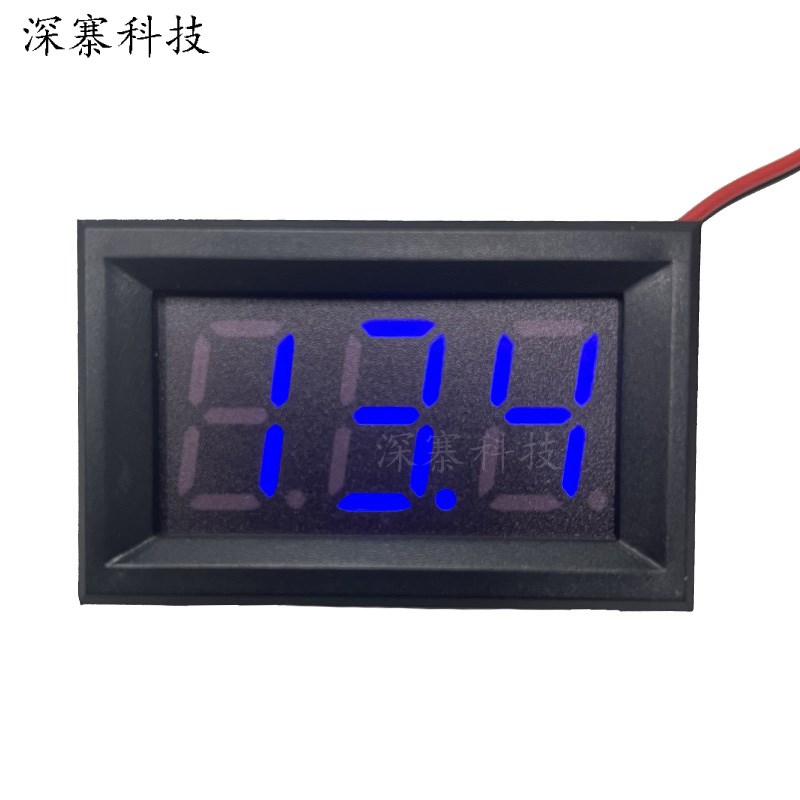 0.56寸直流电压表DC4.5V-30V数显两线数字表头电压指示显示器12V/