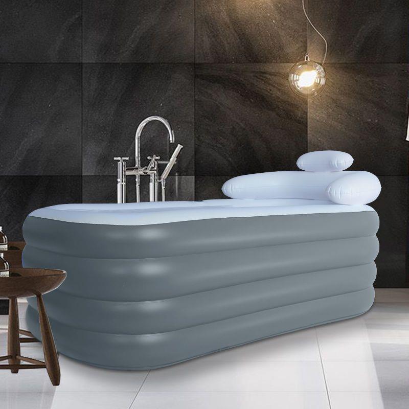 浴缸成人家用折叠洗澡桶大人浴桶浴盆洗澡盆泡澡桶全身自动充气