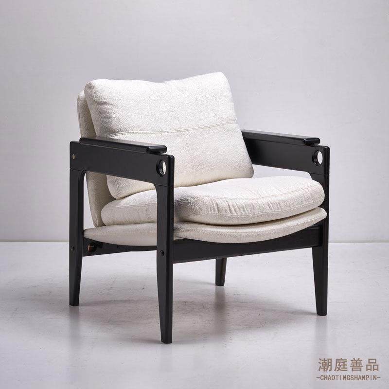 「远山沙发椅」复古实木黑色单人椅子绒布欧式家用布艺客厅休闲椅,电子/电工,接线端子,淘宝优惠券,粉丝福利购,淘宝优惠卷
