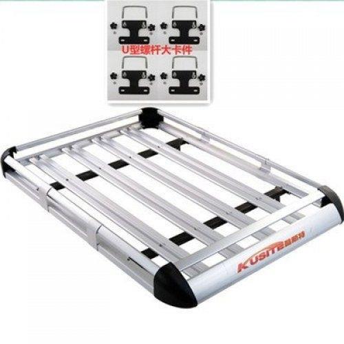 单框通用汽车车顶行李架车顶框SUV改装越野车铝合金货架