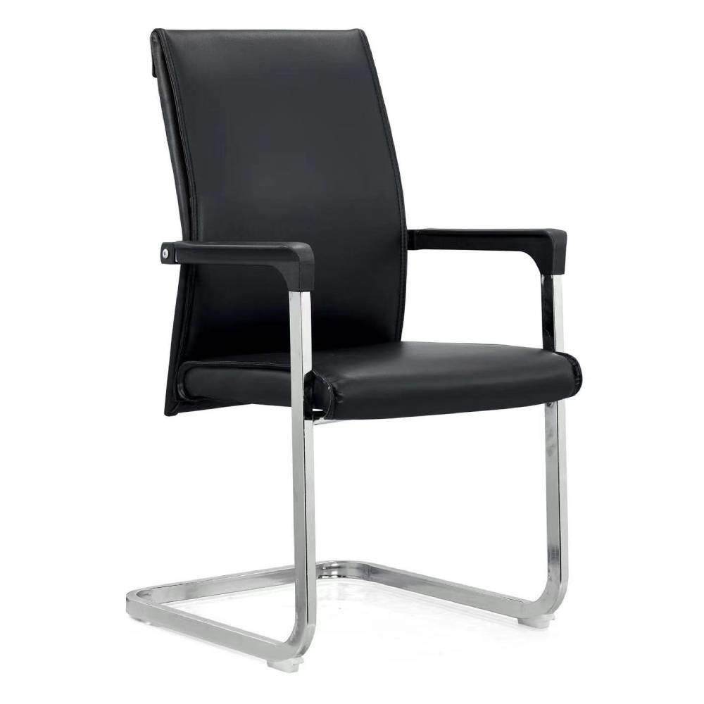 电脑椅人体弓形椅久坐办公椅固定椅铁架会议椅工程椅