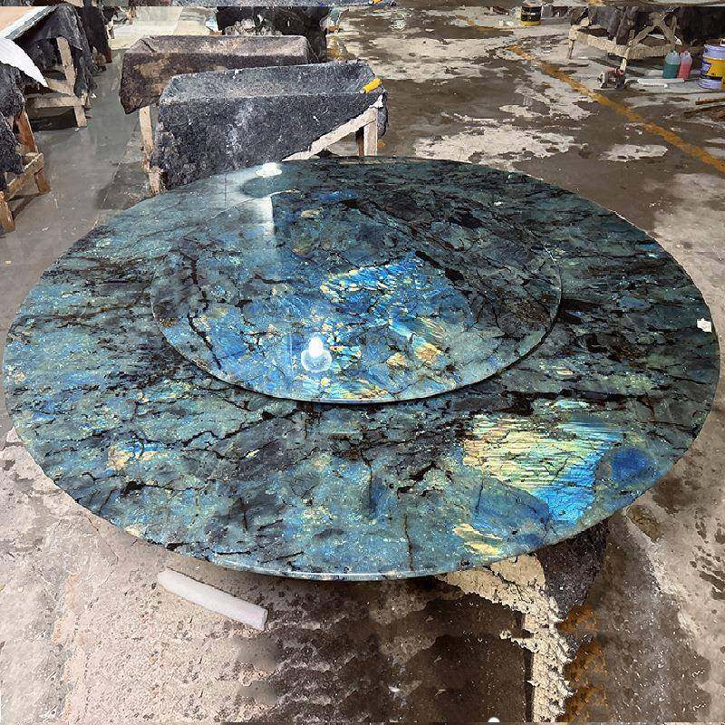 巴西进口天然大理石蓝宝石蓝翡翠奢石餐桌圆桌家用轻奢高级感餐桌,基础建材,脚轮/万向轮,淘宝优惠券,粉丝福利购,淘宝优惠卷