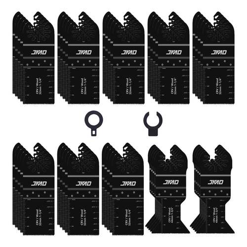 52pcs切锯混装快速切割多功能震动摆动据片锯片修边机万用宝锯片