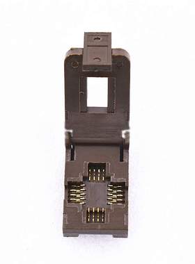 HMILU现货LCC18转DIP18烧录座镀金耐高温老化座1.27 IC测试座