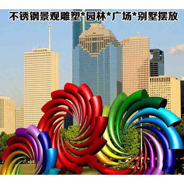 不锈钢景观装饰电镀彩绘雕塑户外雕件活动宣传吉祥物雕塑广场现货
