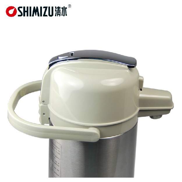 清水不锈钢气压瓶家用气压壶棋牌室热水瓶压力壶SM-3172-250