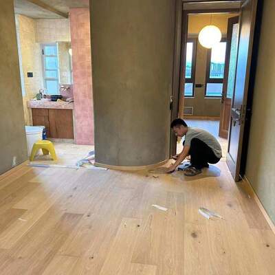 北美橡木纯三层地板无结疤奶油风实木地板实木ENF环保级地暖锁扣