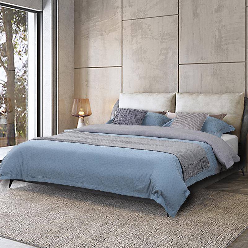 样板房间现代简约软装配套床品多件套楼盘卖场家具展厅床上用品