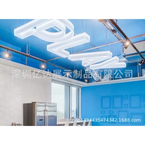大型号尺寸数字母灯泡亚克力LEDd灯箱亚克力字母雕塑装置