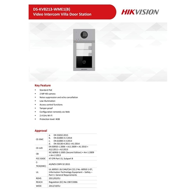 DS-KV8213-WME1(B)原装英文机海外版original English version