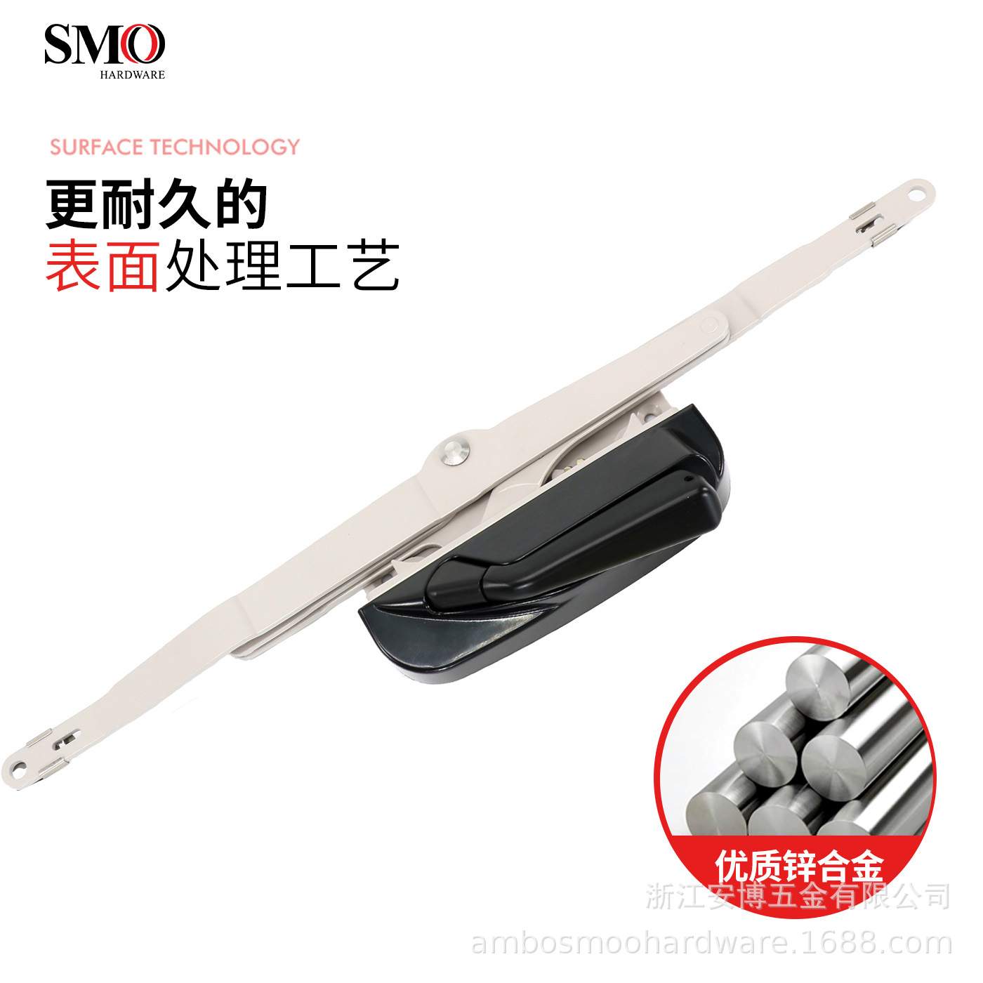 美式手摇开窗器上悬开窗器省力美观隐藏式摇把适配各类型材