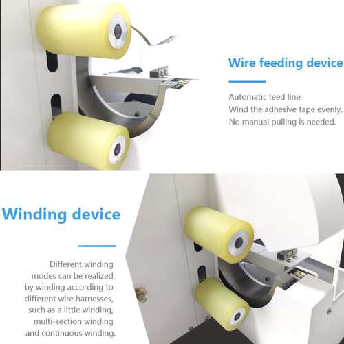 Intelligent automatic tape winding machine for wire harness