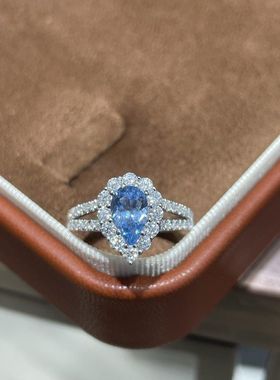 小红书爆款925银mm水滴培育人造