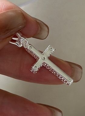 S925纯银韩版小众设计感复古吊