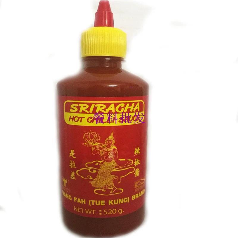 泰国仙女牌是拉差红辣酱520g sriracha 辣椒酱 鱼排 蛋卷 调味酱