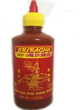 泰国仙女牌是拉差红辣酱520g sriracha 辣椒酱 鱼排 蛋卷 调味酱