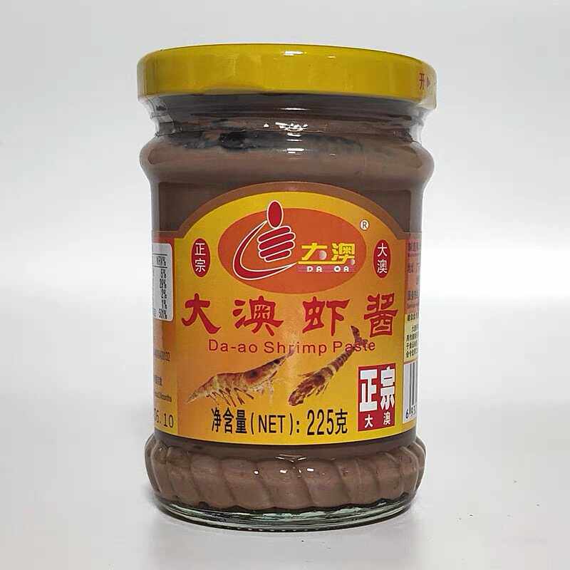 大澳虾酱225g 幼滑虾酱虾膏炒饭炒菜蒸肉拌面酱 虾酱通菜虾酱豆