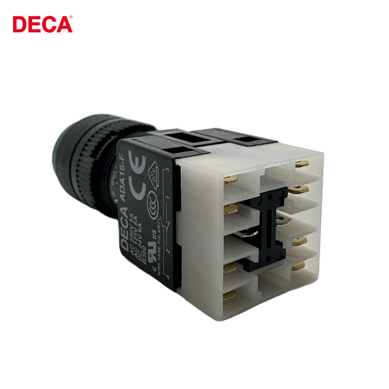 DECA进联ADA16S6-MR3按钮开关带LED灯IP65防水焊接安装原装正品