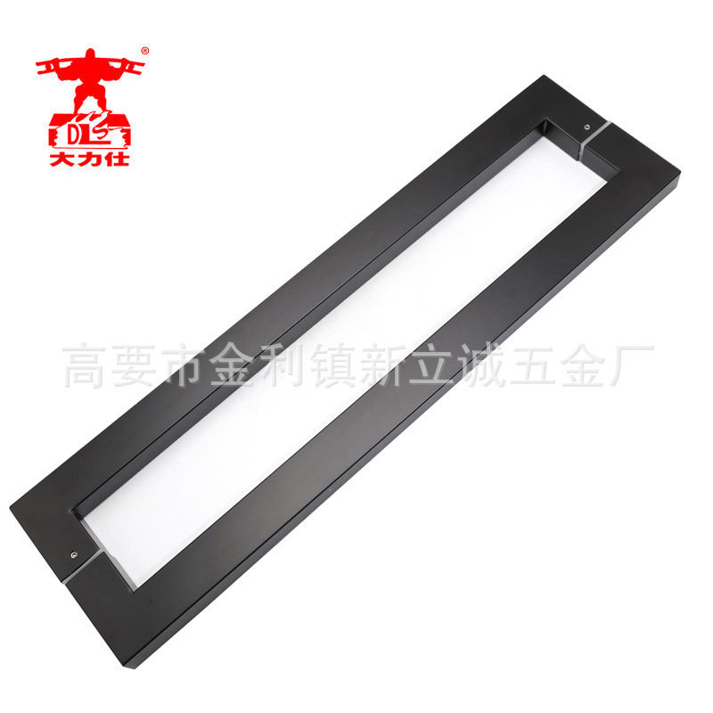 现代简约不锈钢玻璃门大拉手
