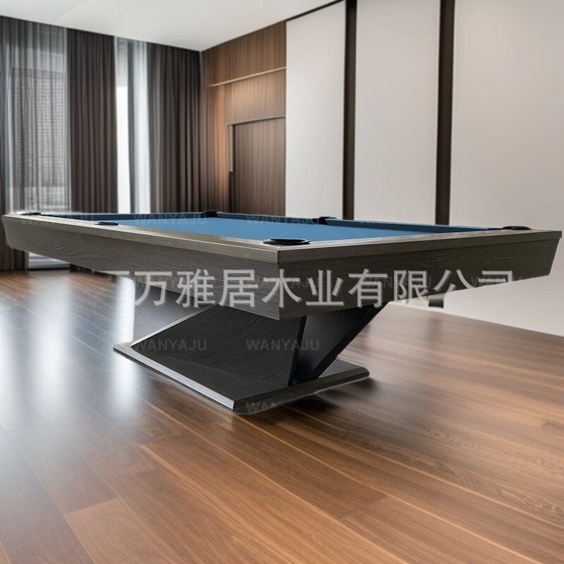 多功能家用台球桌高端智能简约风小户型中式桌球台钢库