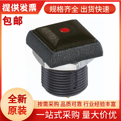 IRC3S422LOS APEM 带灯按钮开关, 红色LED, 单刀单掷, IP67