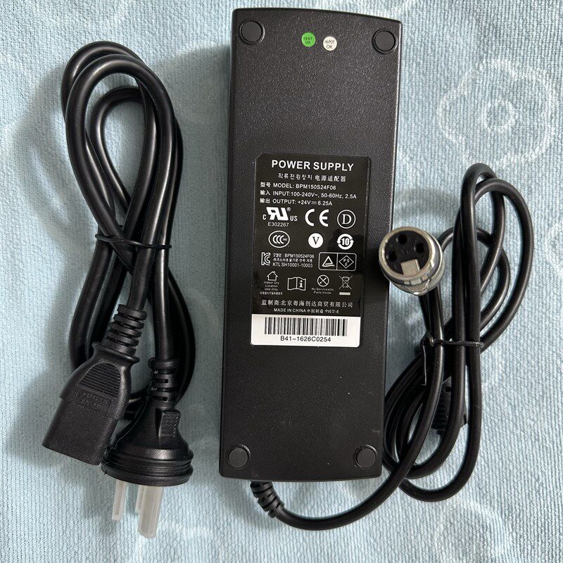 NDS显示器电源BridgePower BPM150S24F06电源适配器DC24V6.25A3孔