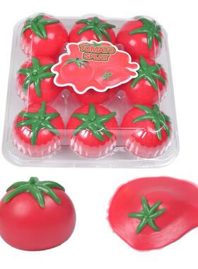 Tomato Squeeze Ball Stress Fidget soft toys Splat Sticky玩具
