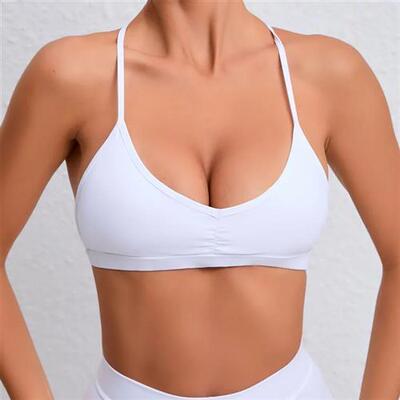 Sports Bra Backless Women Athletic Bralett Gym Crop Top Tank