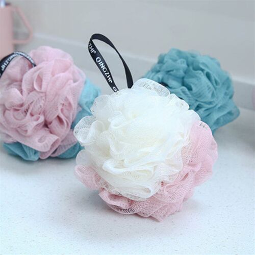 好货Large two-color super soft bath ball bath flower color m