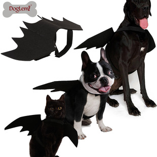 Halloween Funny Pet Bat Wings Clothes Big Dog Golden Retriev