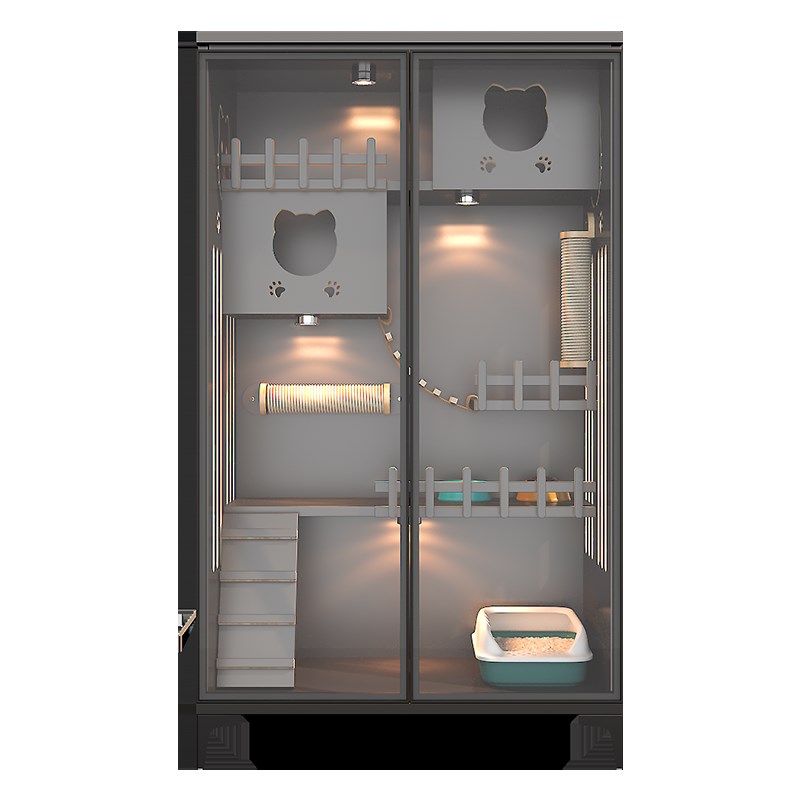 猫别墅猫笼子家用室内猫屋猫窝猫柜超大自由空间猫城堡猫舍猫房子