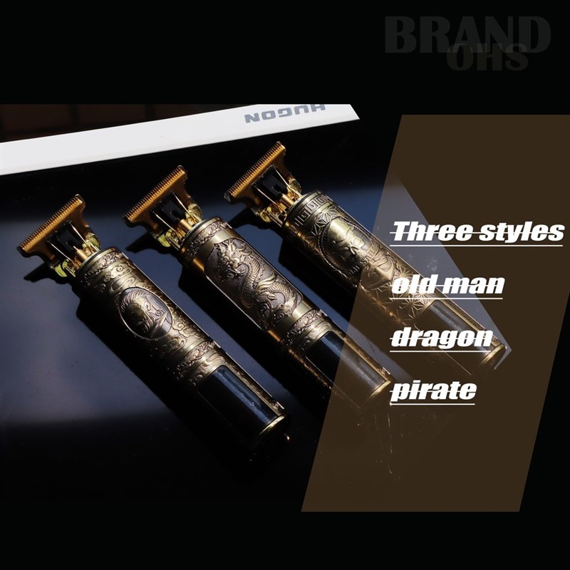 Vintage T9 0MM Electric Cordless Hair Cutting Machine Profes