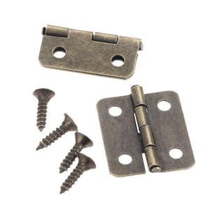 50 Pcs Antique Jewelry Wood Boxes Hinge Furniture Fittings w