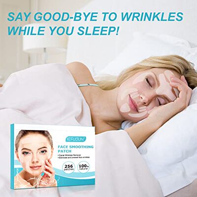 好货SUPSERSR Face & Forehead Wrinkle Patches Silicone Face P