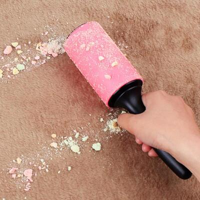 好货Reusable Washable Lint Roller Sticky Silicone Dust Wiper