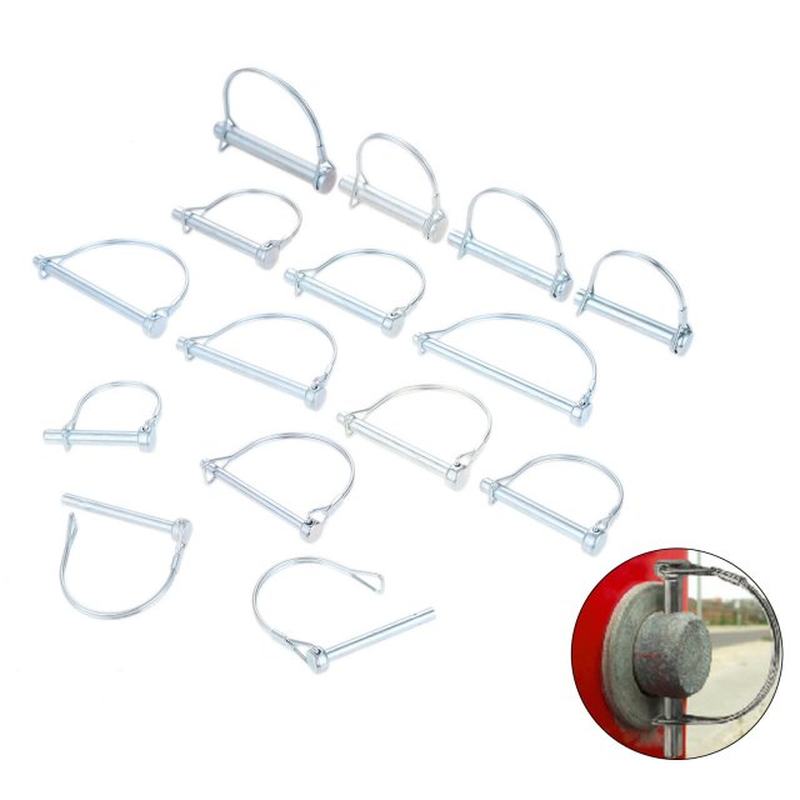 5/4/2Pcs Steel Coupler Safety Pin M6-M12 Heavy Duty Safety C