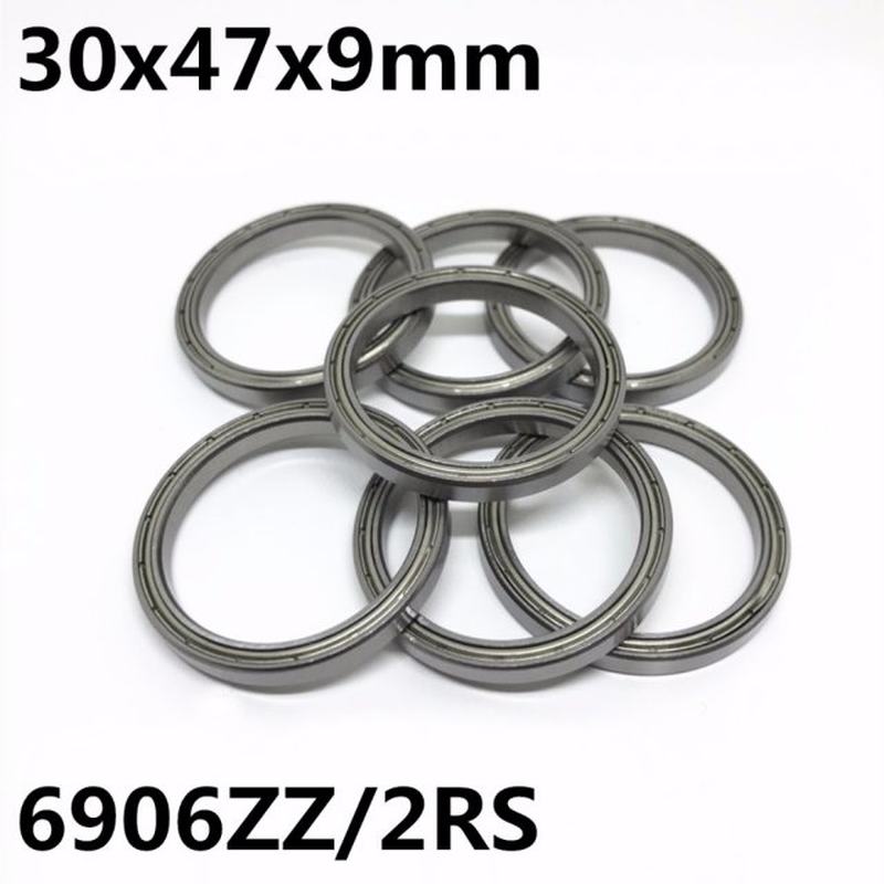 10PCS 6906ZZ 6906-2RS Thin wall ball bearings 30x47x9 mm Bea
