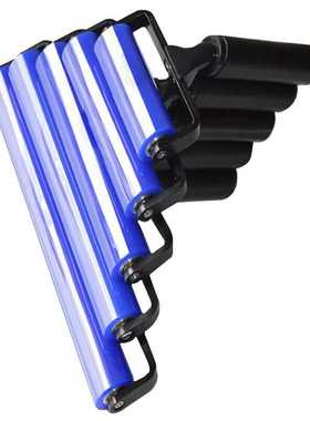 海斯迪克HKY271蓝色矽胶除尘滚轮手机萤幕贴膜吸灰粘尘滚筒20寸