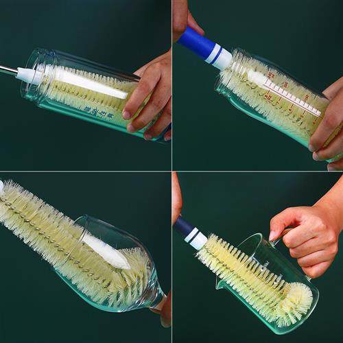 破壁机刷子专用清洁刷豆浆机榨汁机刷360度清洗神器厨房长柄杯刷